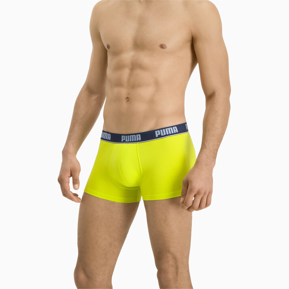 

PUMA - male - Мужское нижнее белье 2 Pack Boxer Shorts – blue / lime –