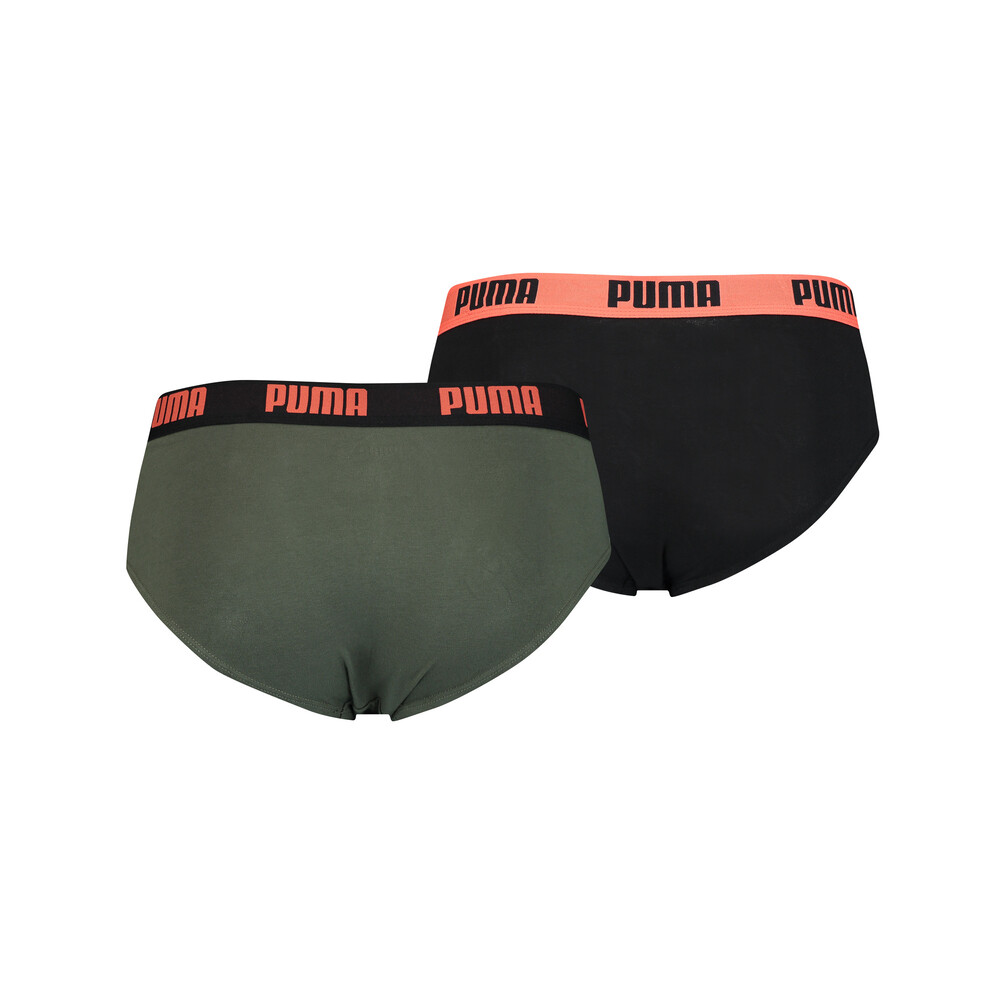 

PUMA - male - Мужское нижнее белье Puma Basic Brief 2P – army green –, Зеленый