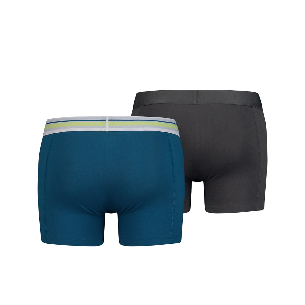 

PUMA - male - Мужское нижнее белье Placed Logo Boxer Shorts 2 Pack – petrol blue –, Синий