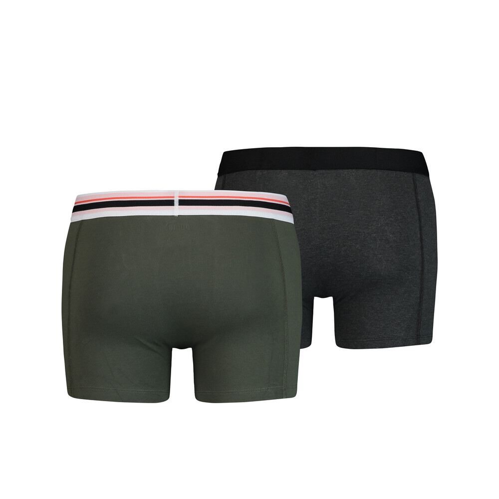 

PUMA - male - Мужское нижнее белье Placed Logo Boxer Shorts 2 Pack – army green –, Зеленый