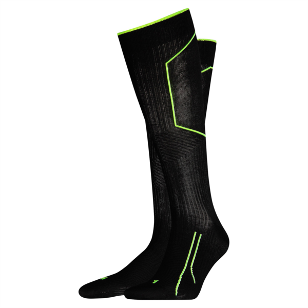 Medias unisex por la rodilla PUMA Performance Running (pack de 1 par), black, large-ARG