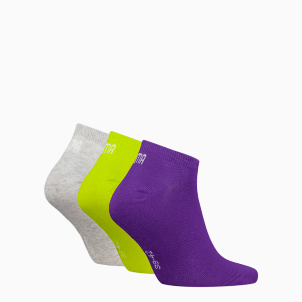 Pack de 3 Medias tobilleras lisas unisex, Multicolor, large-ARG