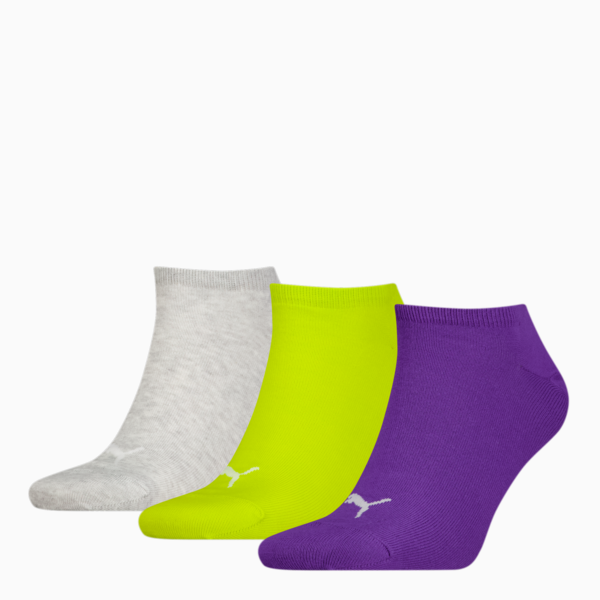 Pack de 3 Medias tobilleras lisas unisex, Multicolor, large-ARG