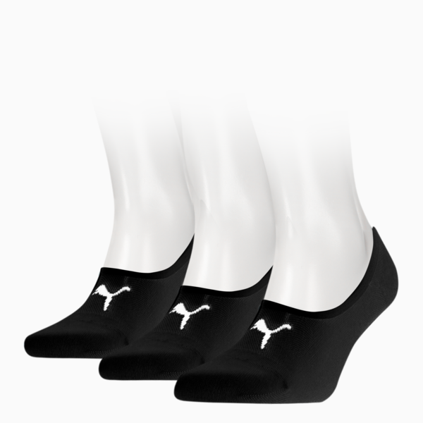 Medias invisibles PUMA Footie (3 pares), black, large-ARG