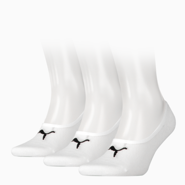 Medias invisibles PUMA Footie (3 pares), white, large-ARG