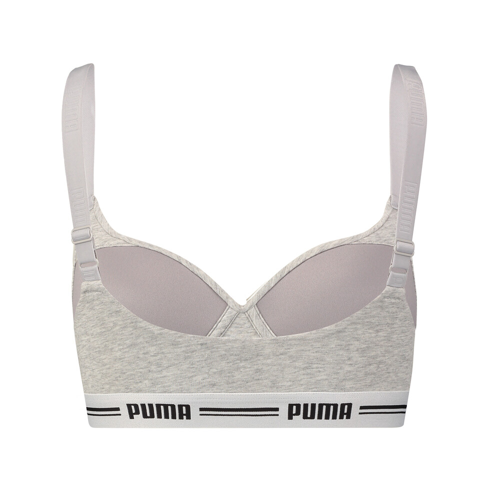 

PUMA - female - Бра PUMA Iconic Padded Top 1P HA – grey melange –, Серый