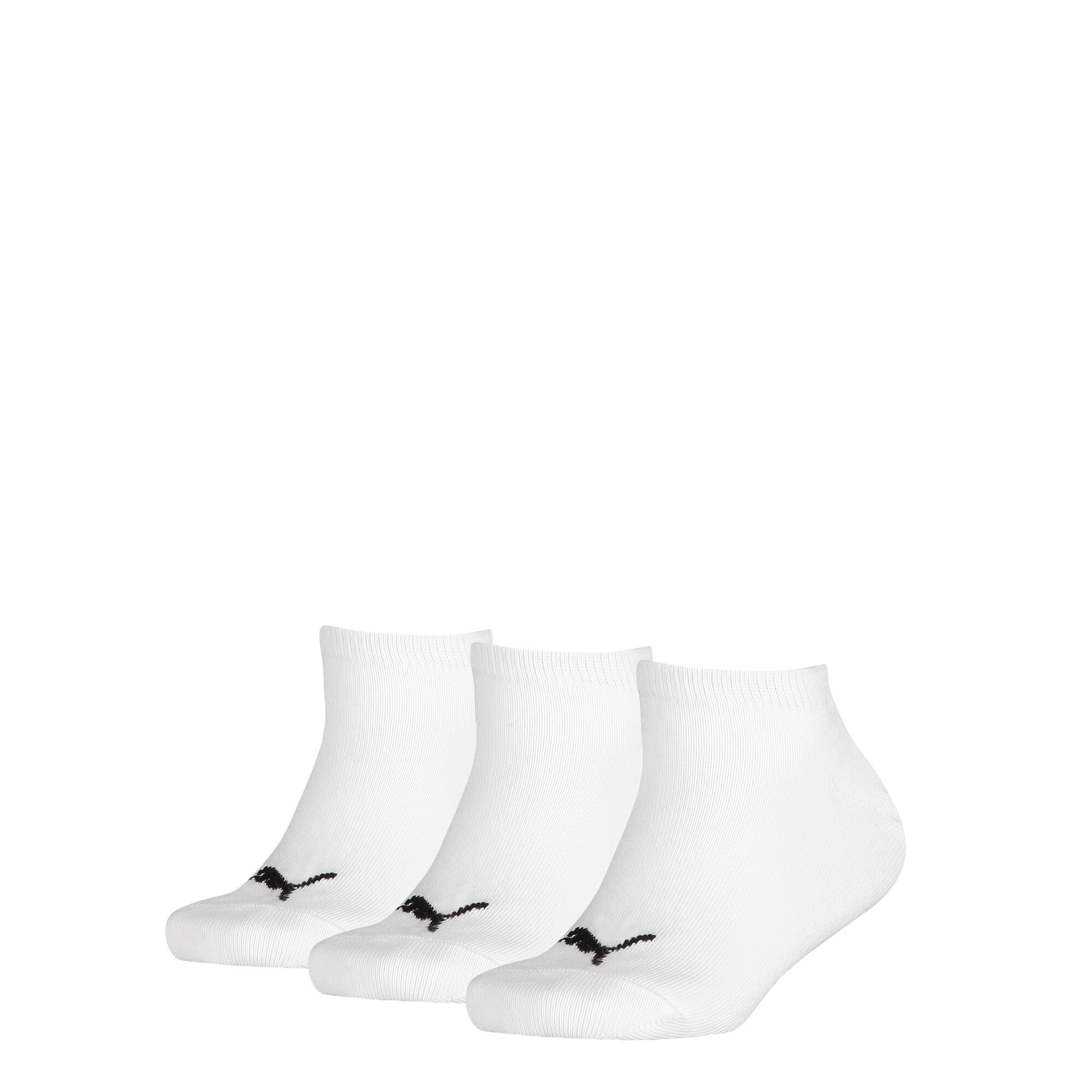 Puma Kids' Invisible Socks 3 Pack, White, Size 39-42, Kids