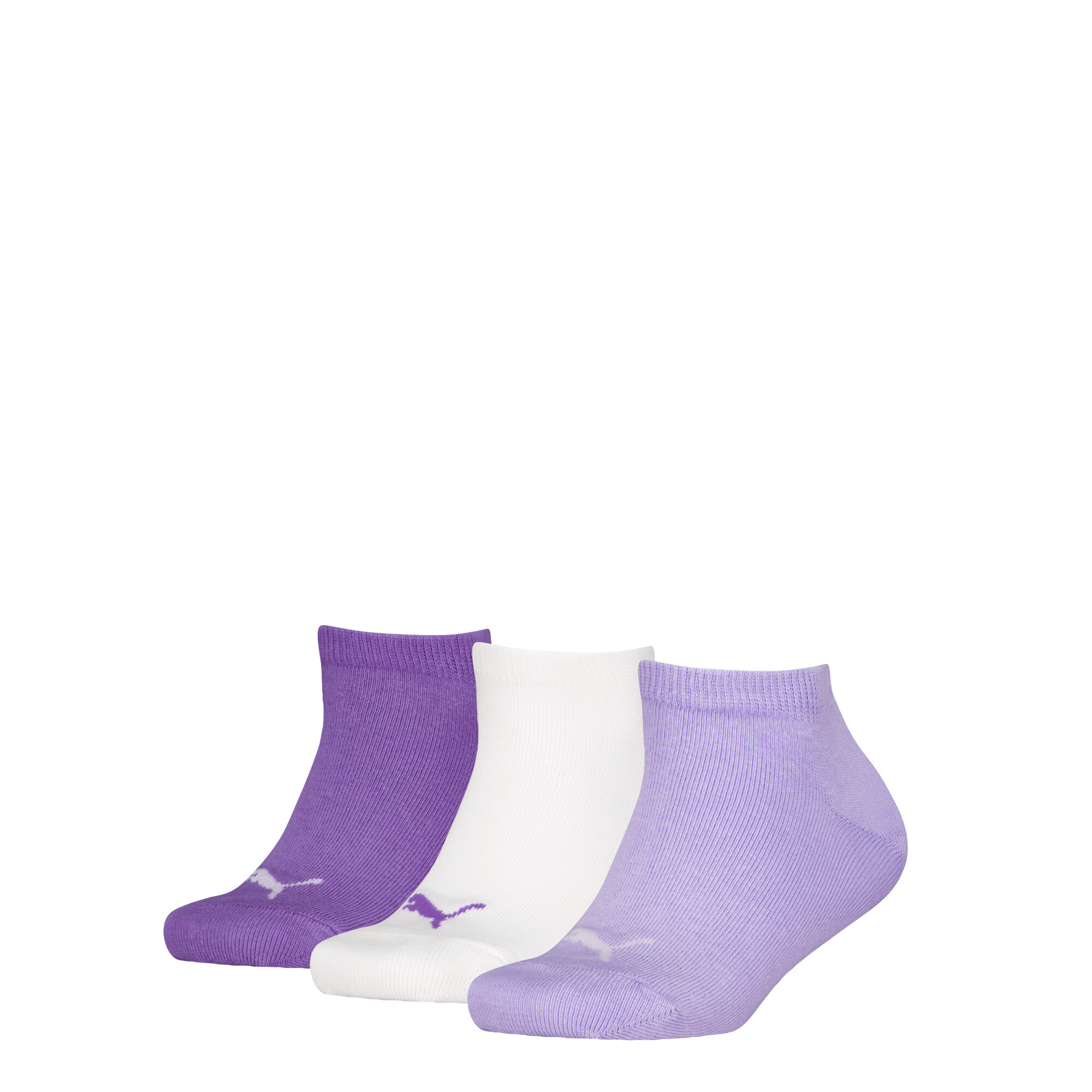 Licence Puma Kinder Invisible Socken 3er-Pack | Flame Orange/White | Größe: 35-38