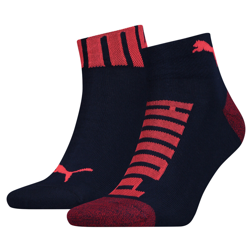 

PUMA - male - Носки PUMA Men Quarter 2P Logo WEL – blue / red –