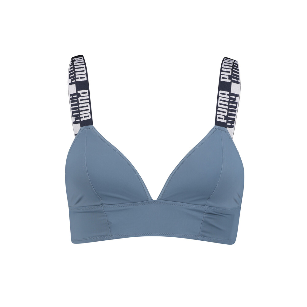 puma triangle padded bralette
