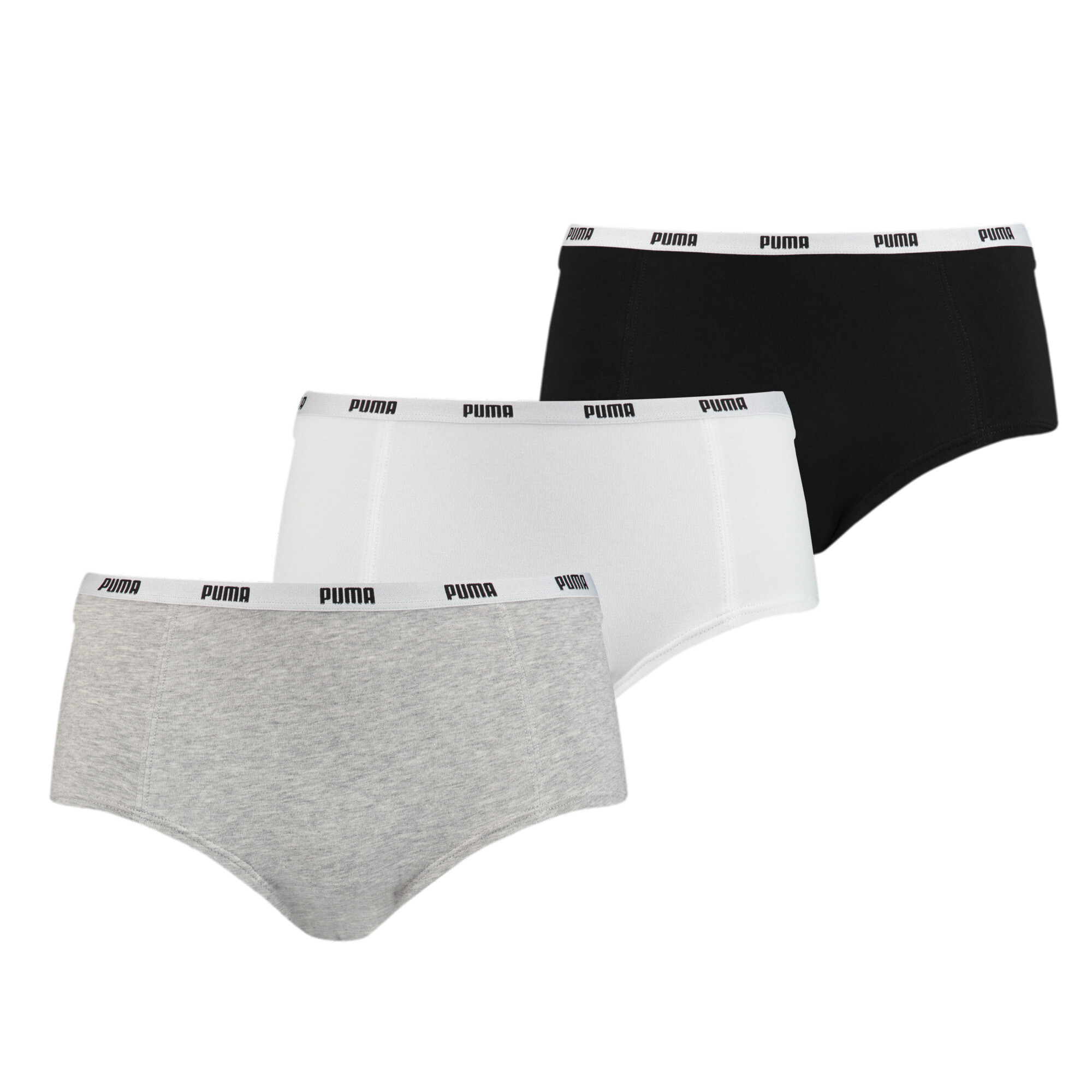 PUMA Mini Short Boxers Underwear 3 Pack - Womens