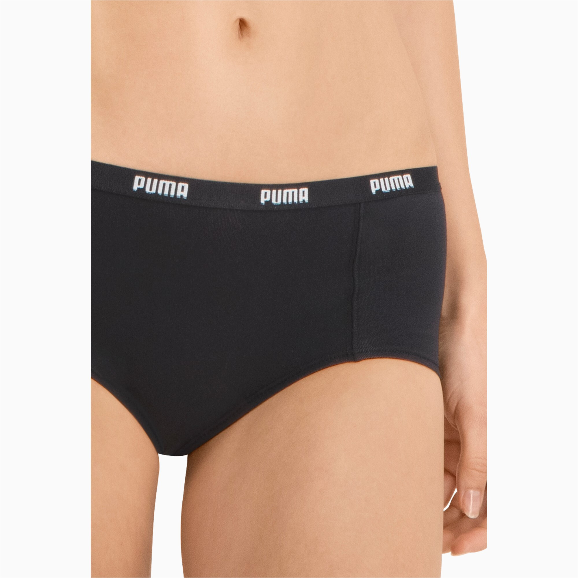 Women's Puma Mini Short's Underwear 3 Pack, Size 4, Clothing