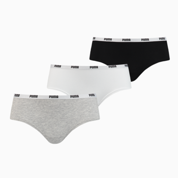 Hipster Underwear Women (3-Pack), white / grey / black, large-ZAF