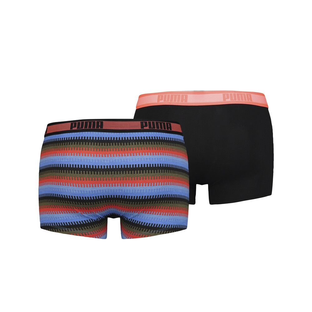 

PUMA - male - Мужское нижнее белье PUMA Worldhood Stripe Trunk – blue / orange –