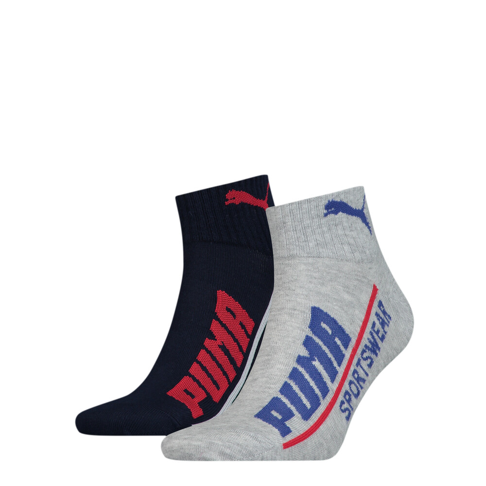 

PUMA - male - Носки PUMA Men Logo Quarter 2P – blue combo –