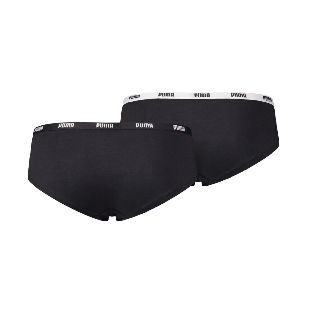 

PUMA - female - Женское нижнее белье PUMA Women' Microfiber Hipster Underwear (2 Pack) – black –, Черный