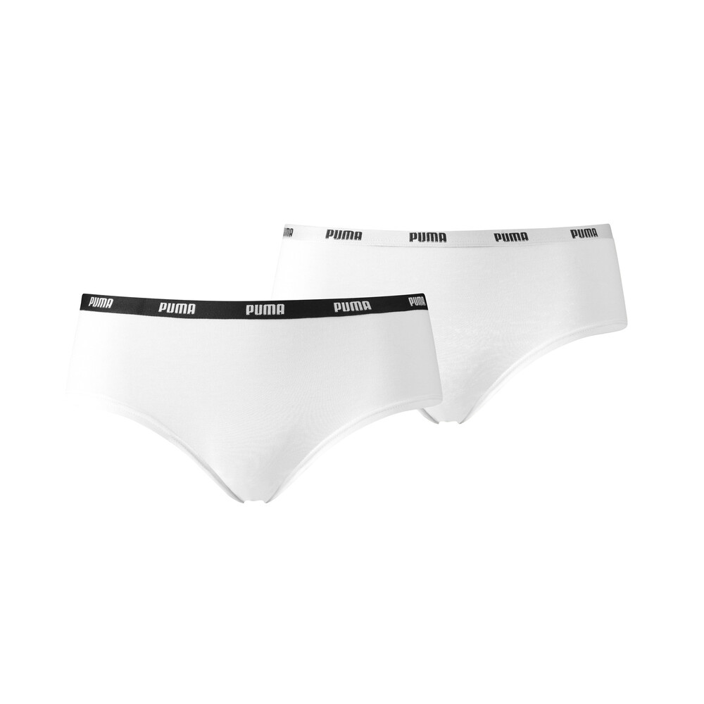 Женское нижнее белье PUMA Women's Microfiber Hipster Underwear (2 Pack)