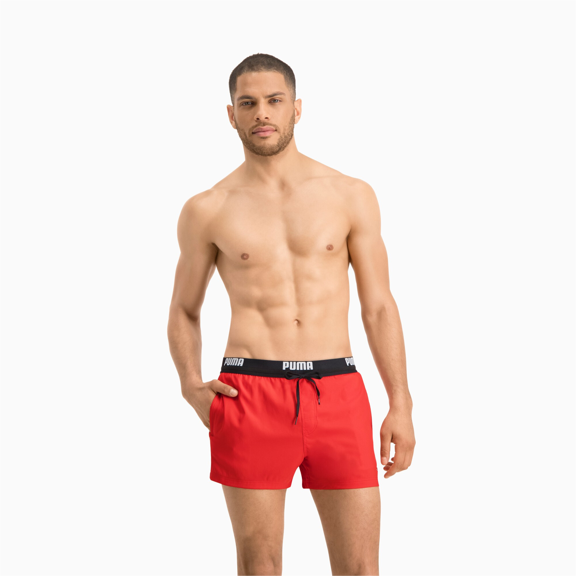 PUMA Logo Men's Short Length Swimming Shorts