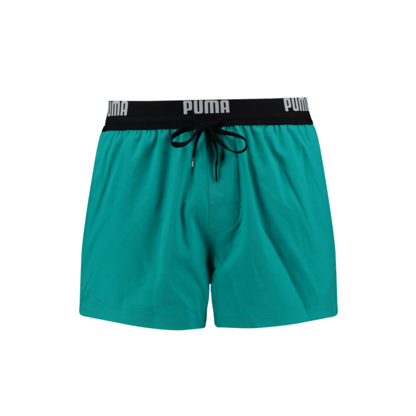 PUMA  Logo Men's Short Length Swimming Shorts, aqua, large-ZAF