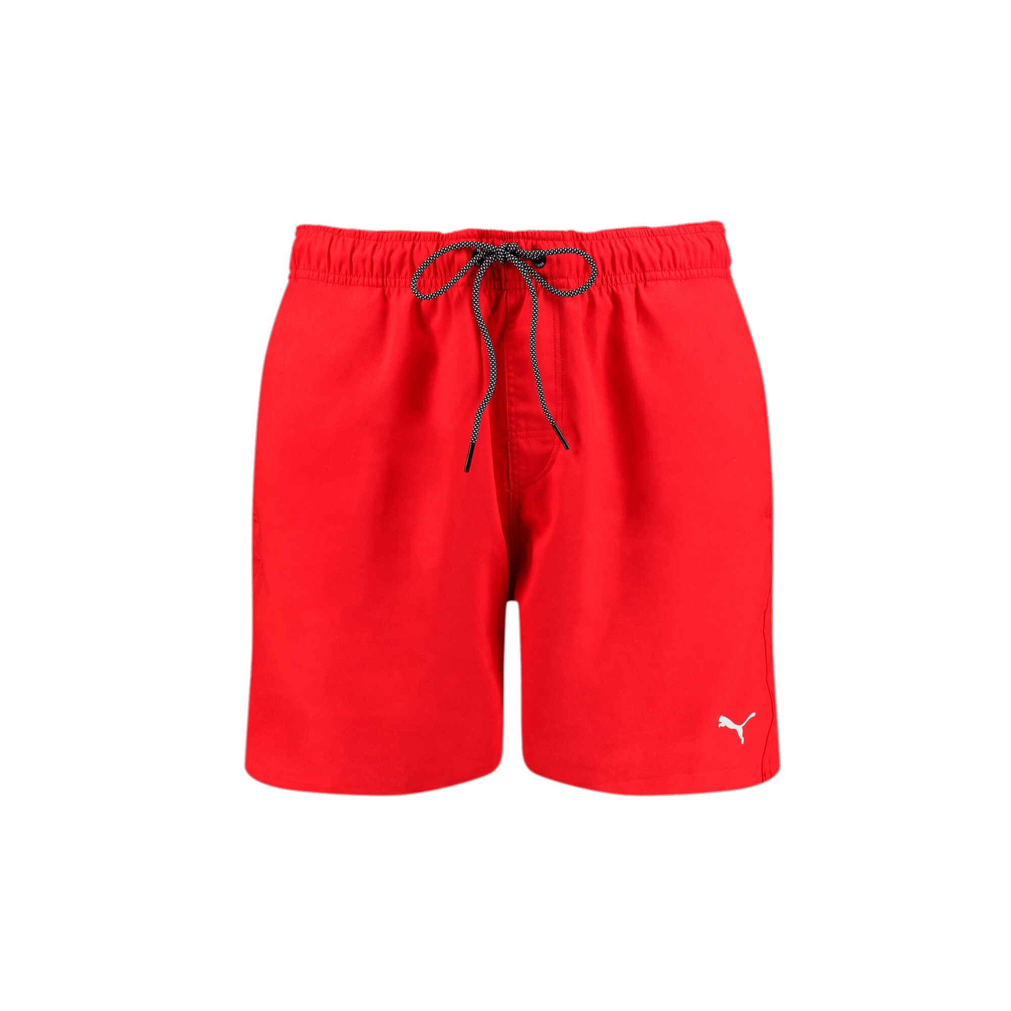 Men's Puma Swim Mid-Length's Swimming Shorts, Red, Size XS, Clothing