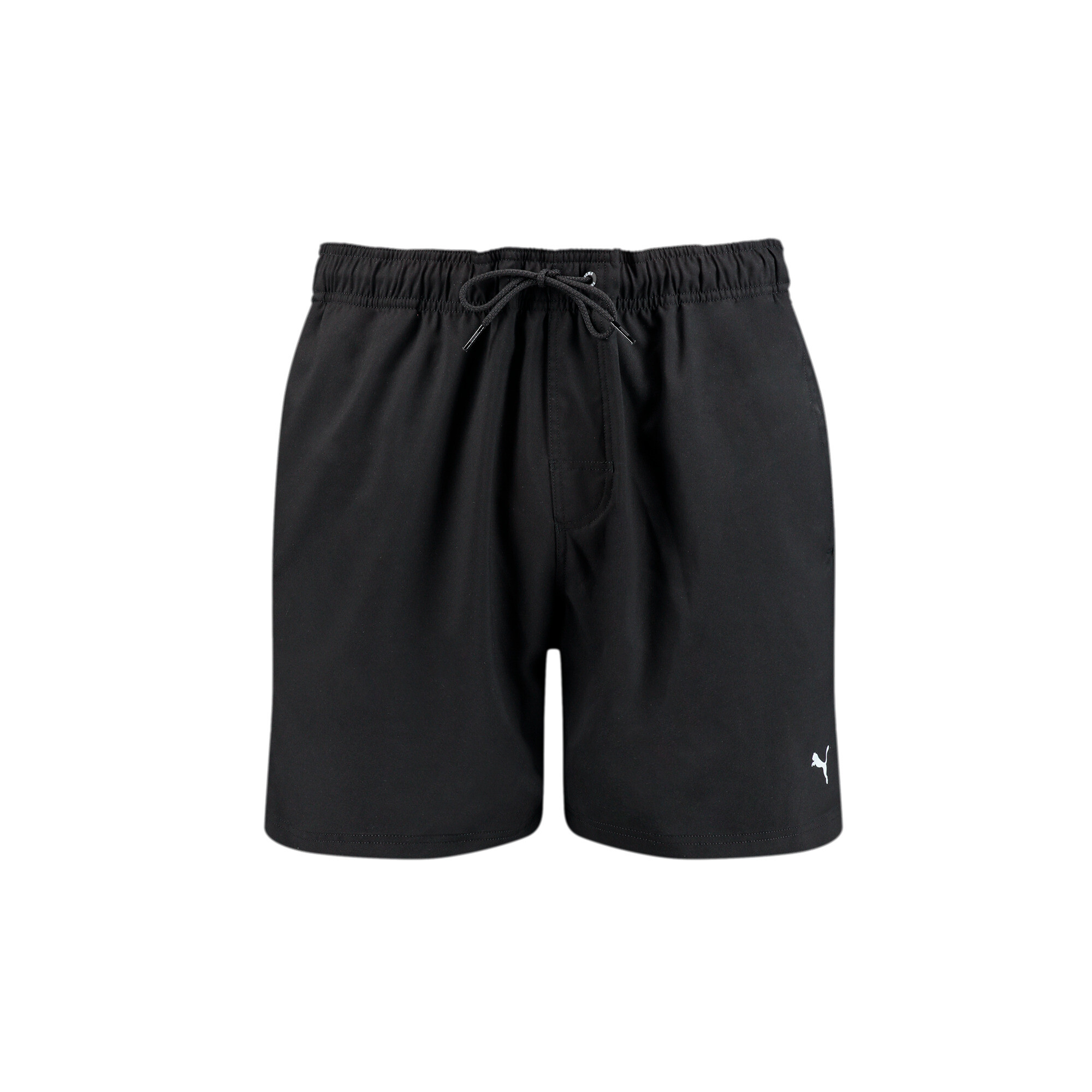 Men's PUMA Swim Mid-Length Swimming Shorts In Black, Size Small