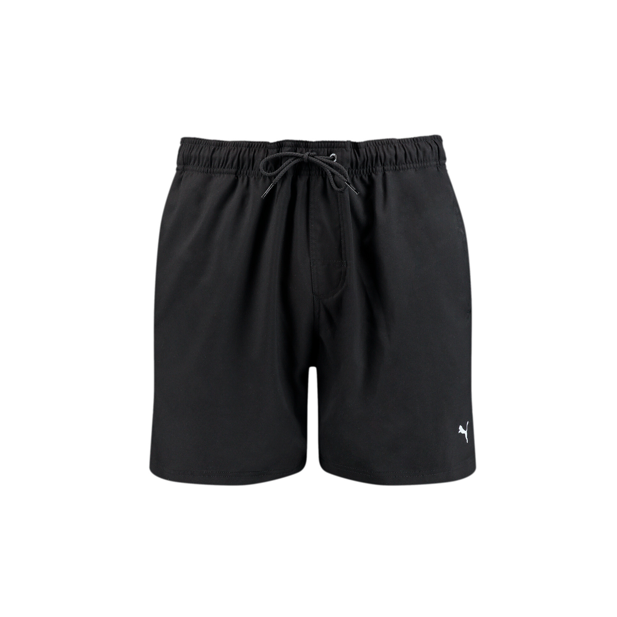 Men's PUMA Swim Mid-Length Swimming Shorts In Black, Size XS, Polyester