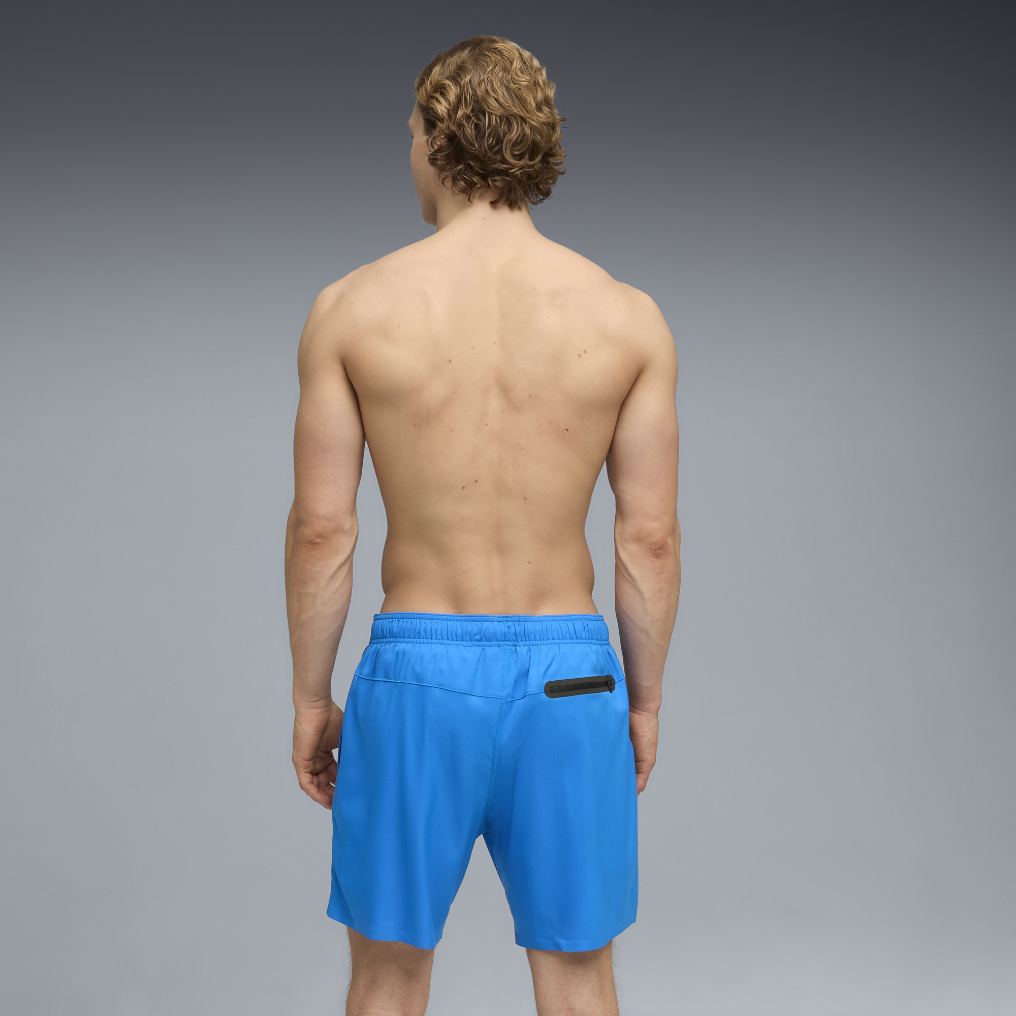 PUMA Swim Halflange Zwembroek voor Heren, Blauw, Maat XS thumbnail 4