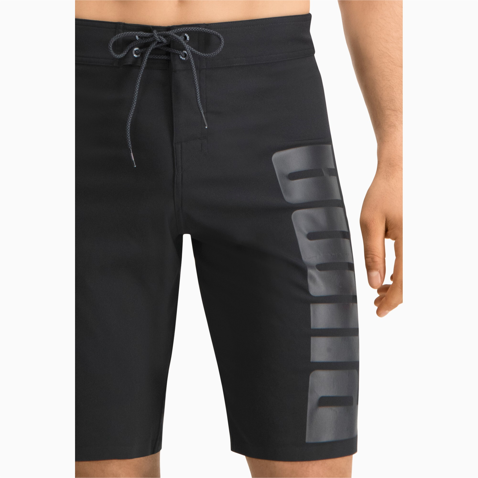 PUMA Swim lange boardshort voor Heren, Zwart, Maat XS thumbnail 5