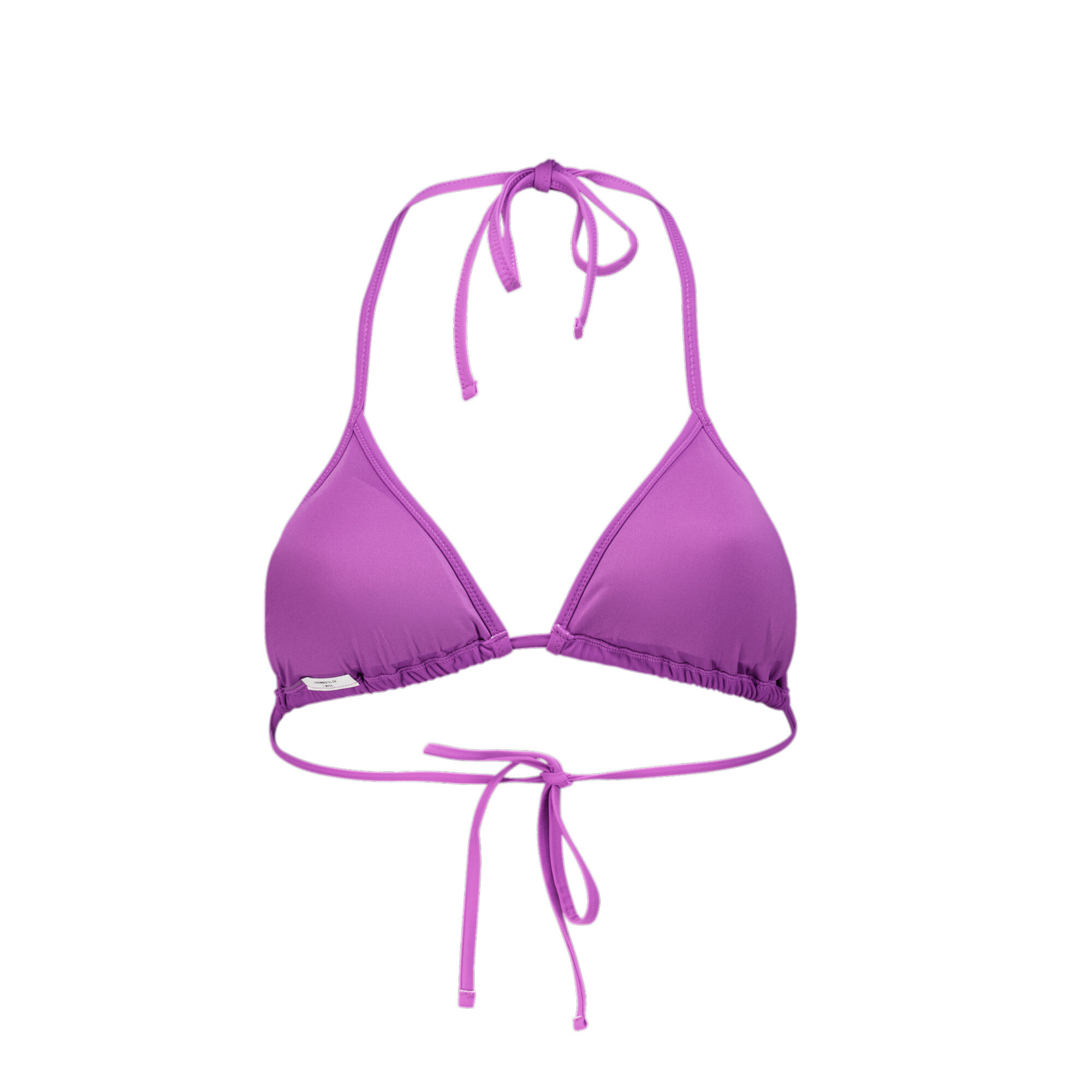 Women's Puma Swim's Triangle Bikini Top, Purple, Size XS, Sport