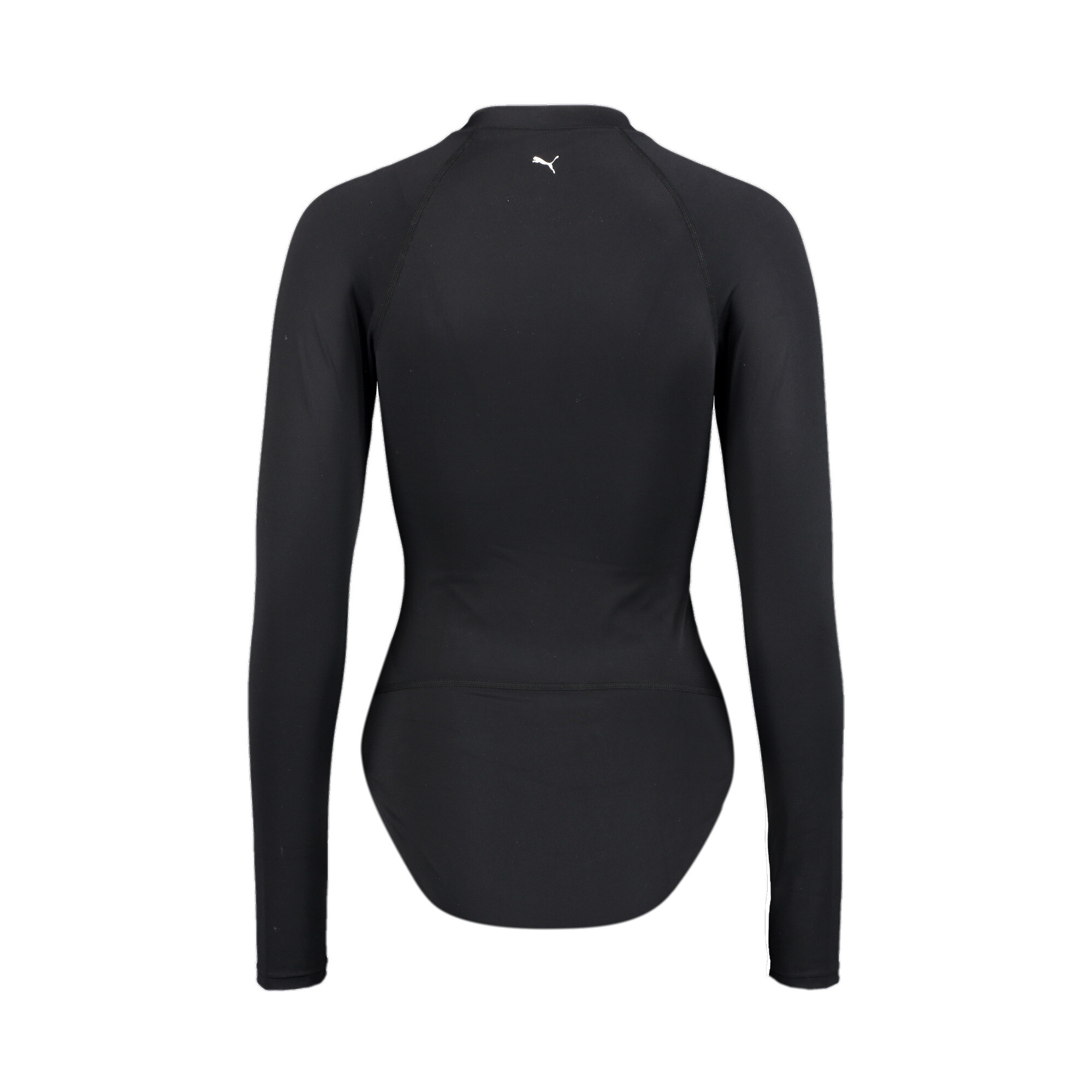 Women's Puma Swim's Long Sleeve Surf Suit, Black, Size L, Clothing