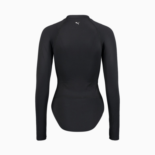 Traje de baño Mujer manga larga, black, large-MEX