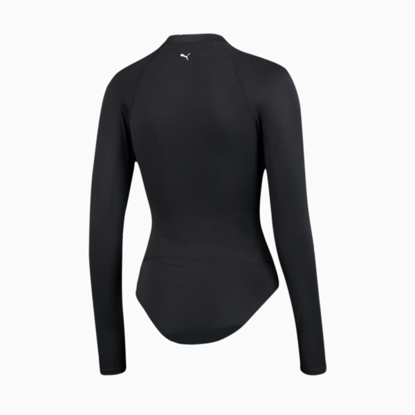 Traje de baño Mujer manga larga, black, large-MEX