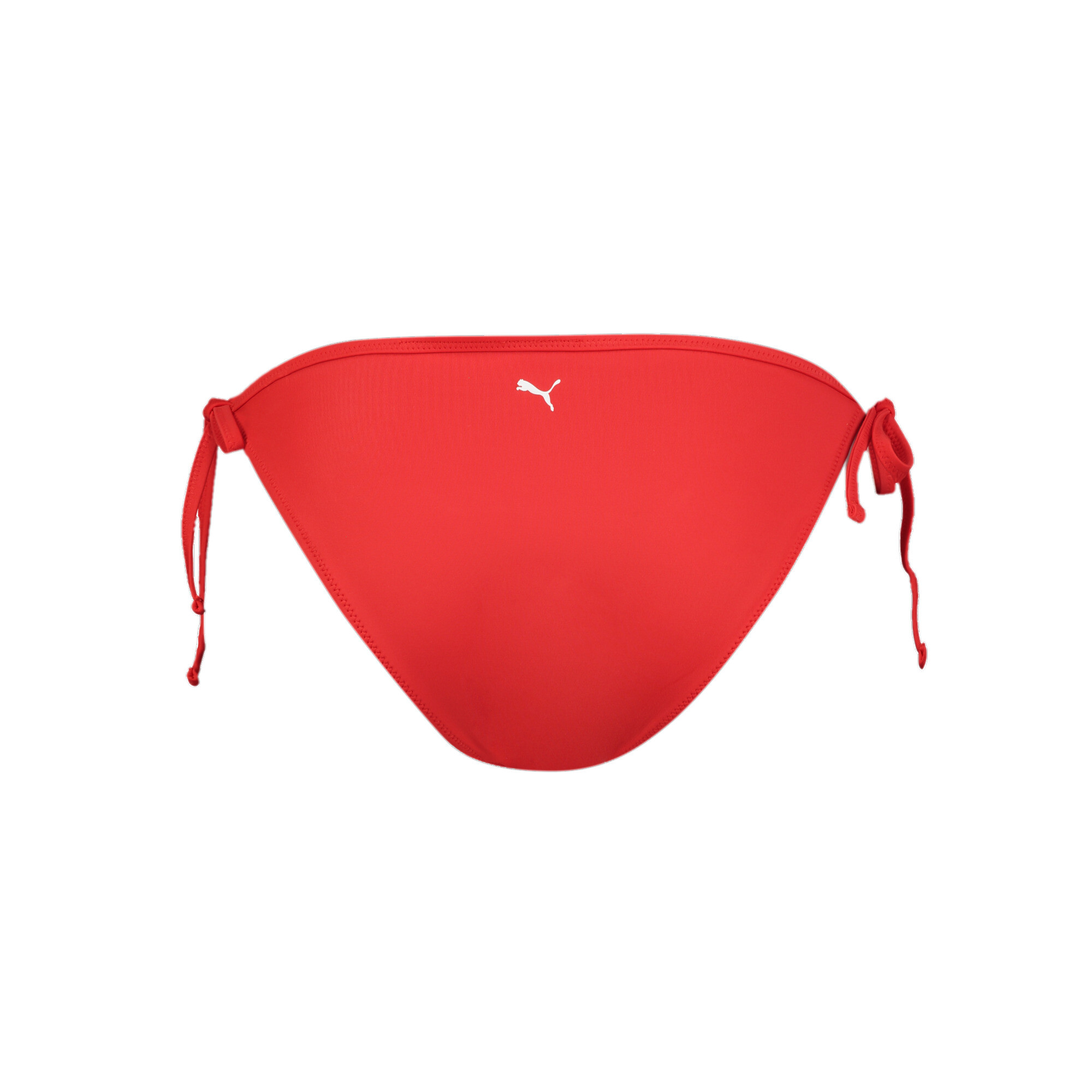 Women's Puma Swim's Bikini Bottoms Side Tie, Red, Size M, Clothing