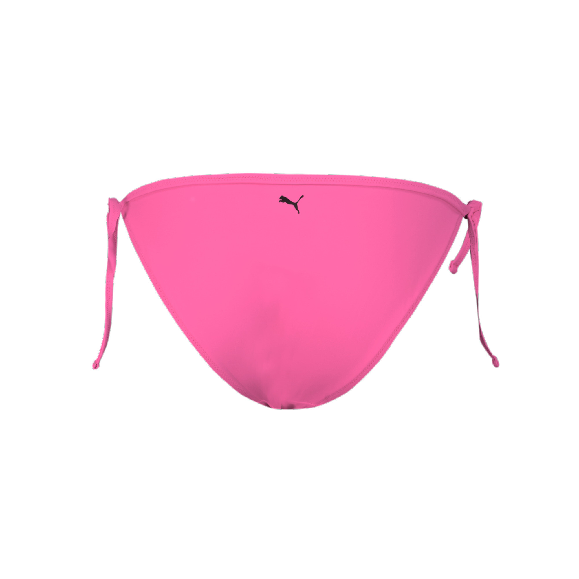 Women's Puma Swim's Bikini Bottoms Side Tie, Pink, Size XS, Clothing