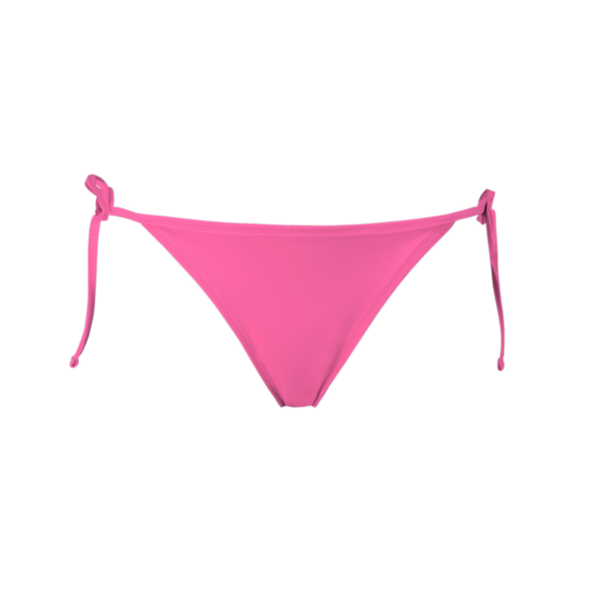 Women's Puma Swim's Bikini Bottoms Side Tie, Pink, Size XS, Clothing