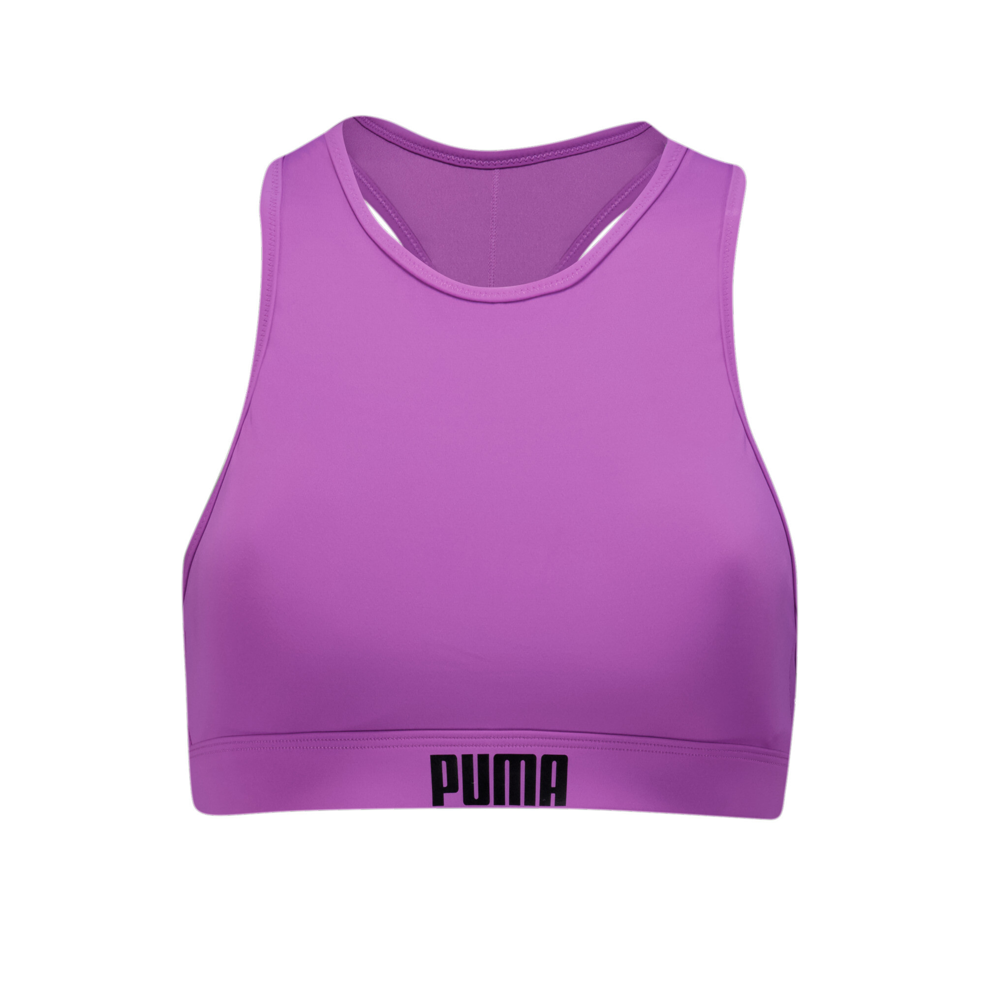 Women's Puma Swim's Racerback Top, Purple, Size M, Sport