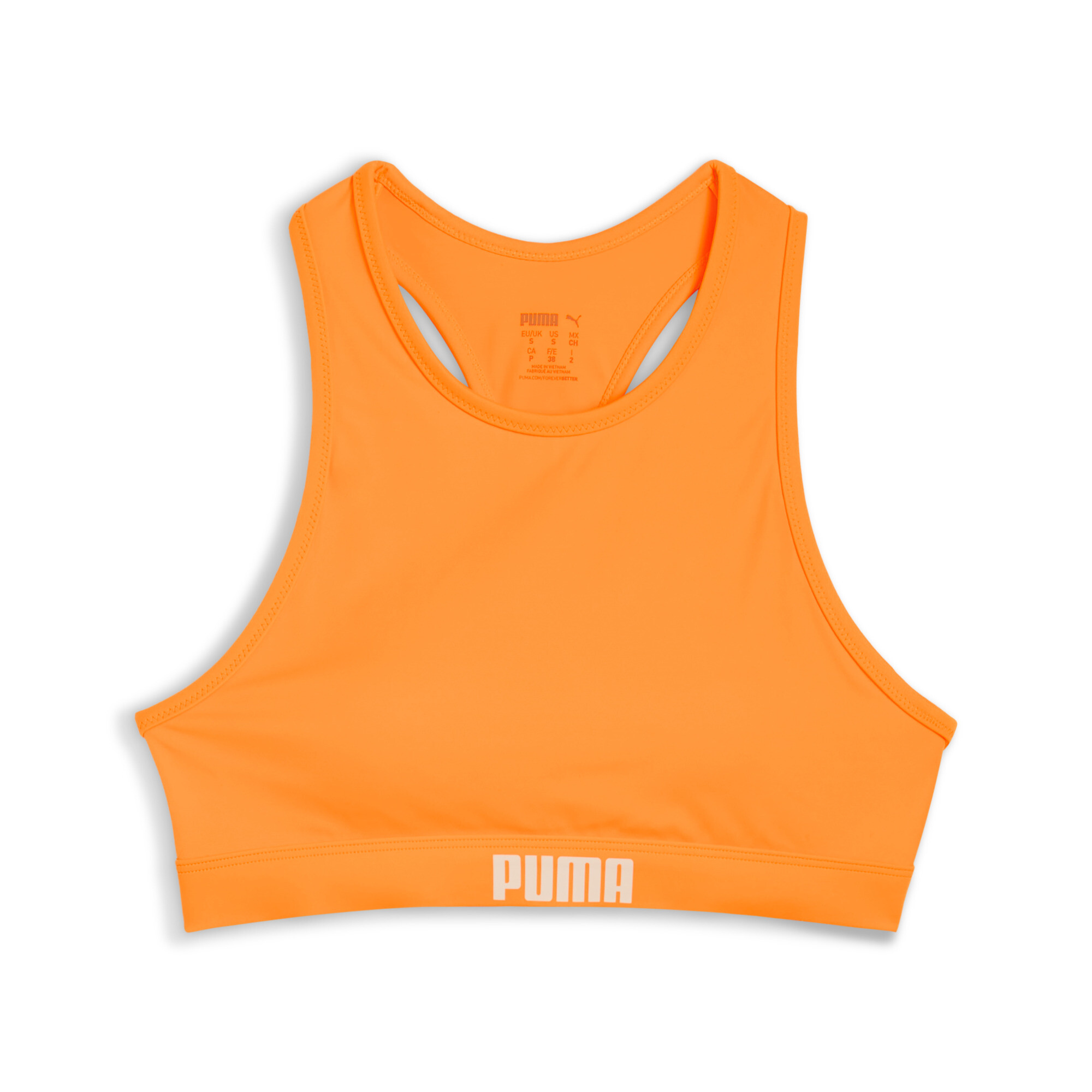 Licence Puma Swim Damen-Racerbak-Top | Sun Orange | Größe: L