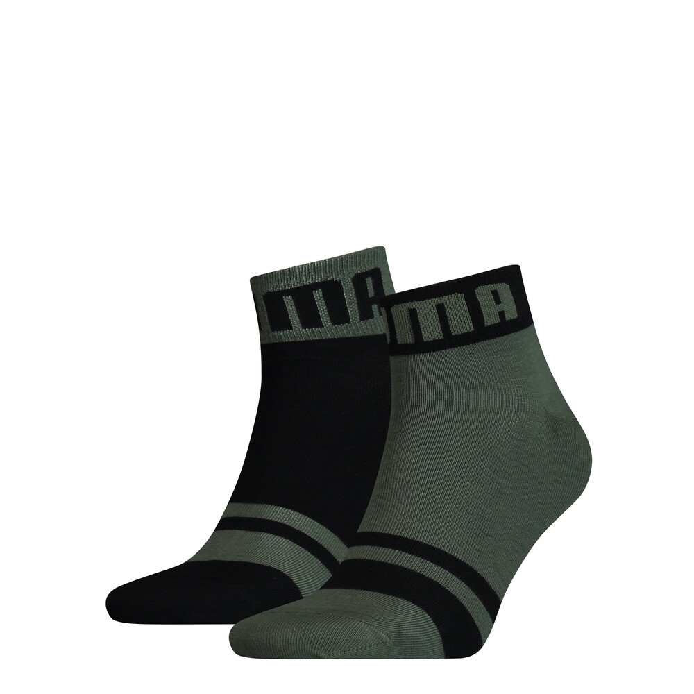 

PUMA - male - Носки Seasonal Logo Men's Quarter Socks 2 Pack – army green –, Зеленый