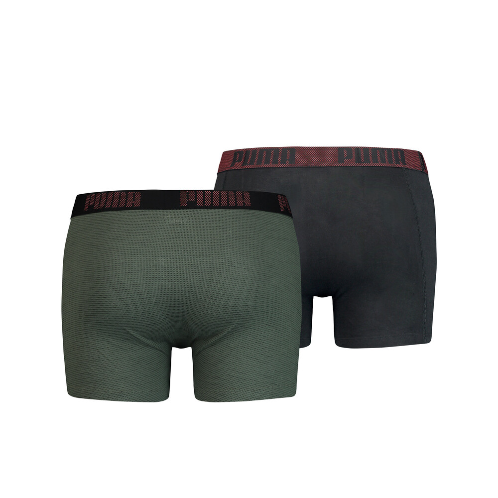 

PUMA - male - Мужское нижнее белье PUMA BIRDFEET STRIPE BOXER 2 – army green –, Зеленый