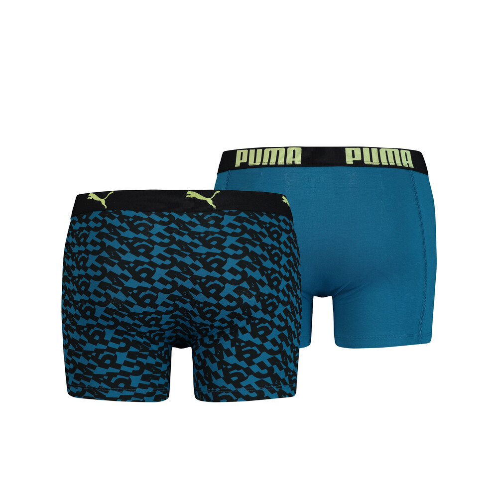 

PUMA - male - Мужское нижнее белье PUMA LOGO AOP BOXER 2P – petrol blue –, Синий