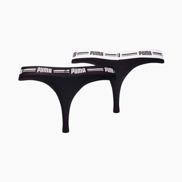 Tanga Mujer PUMA, black, large-MEX