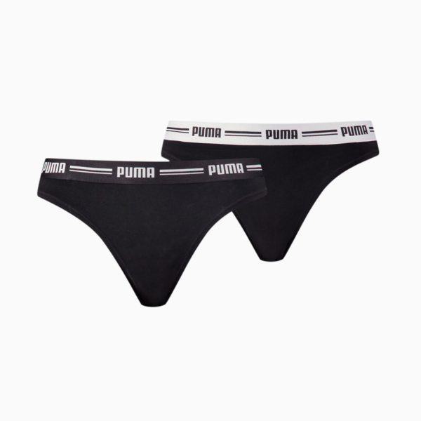 Tanga Mujer PUMA, black, large-MEX