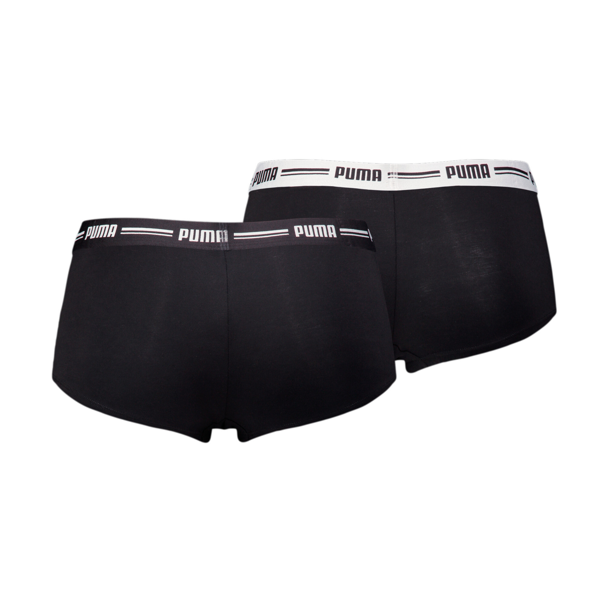 Women's Puma's Mini Short 2 Pack, Black, Size 3, Clothing