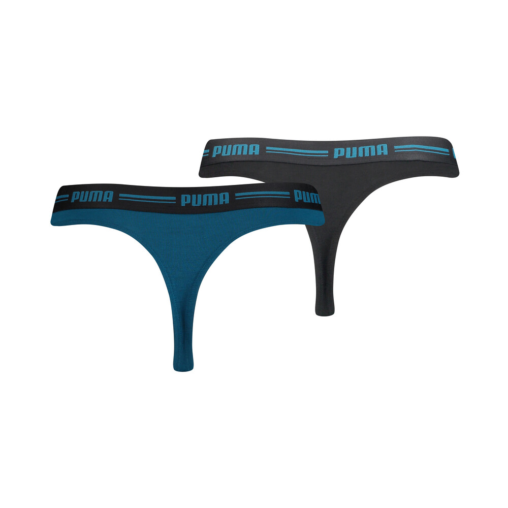 

PUMA - female - Женское нижнее белье Women's Thong 2 Pack – blue / black –, Синий