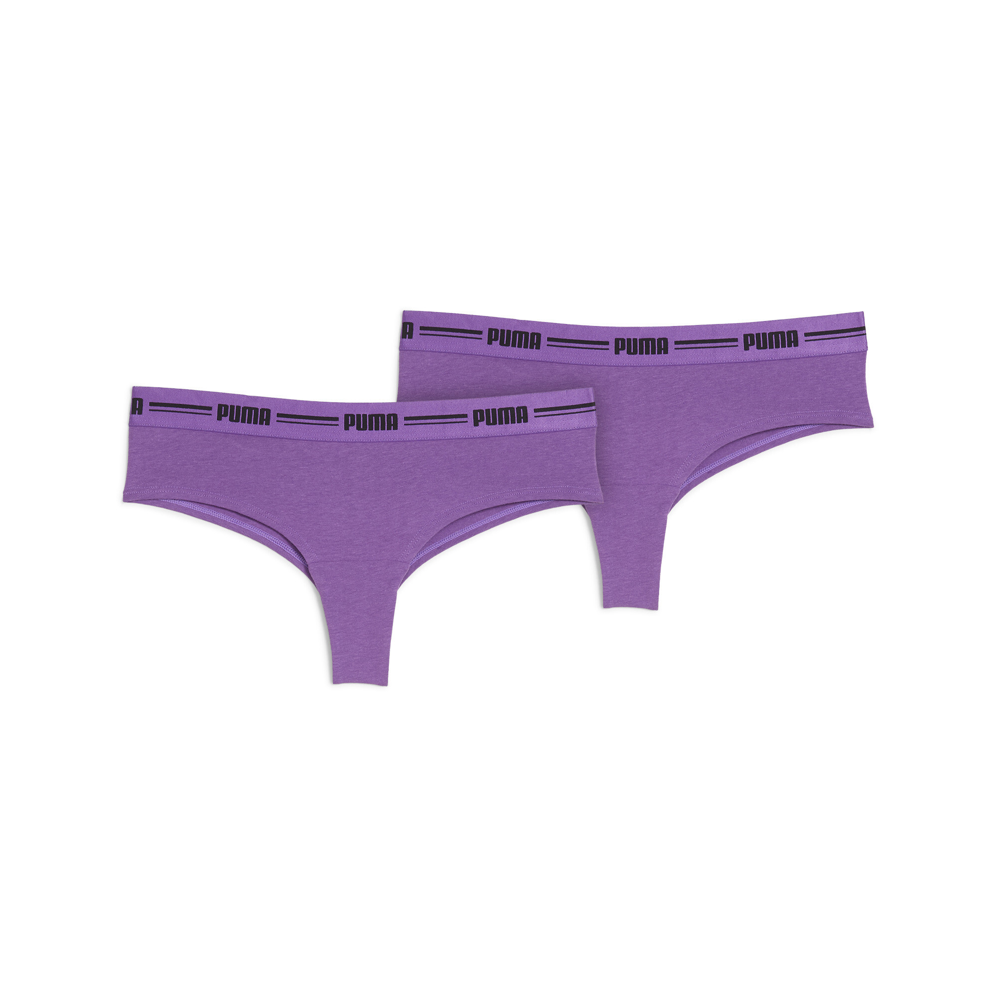 Licence Puma Damen Brazilian-Slip 2er-Pack | Purple | Größe: 2