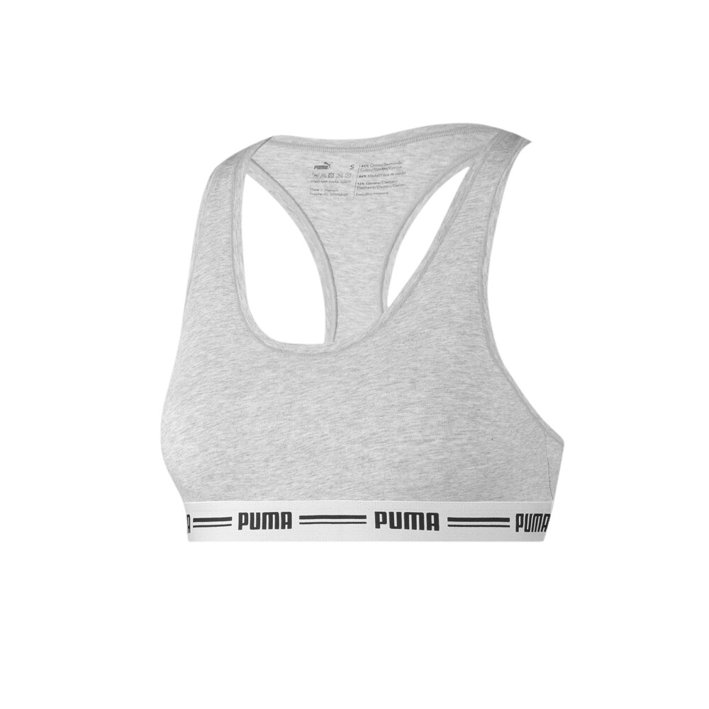 

PUMA - female - Бра Racerback Women's Bra Top 1 Pack – grey melange –, Серый