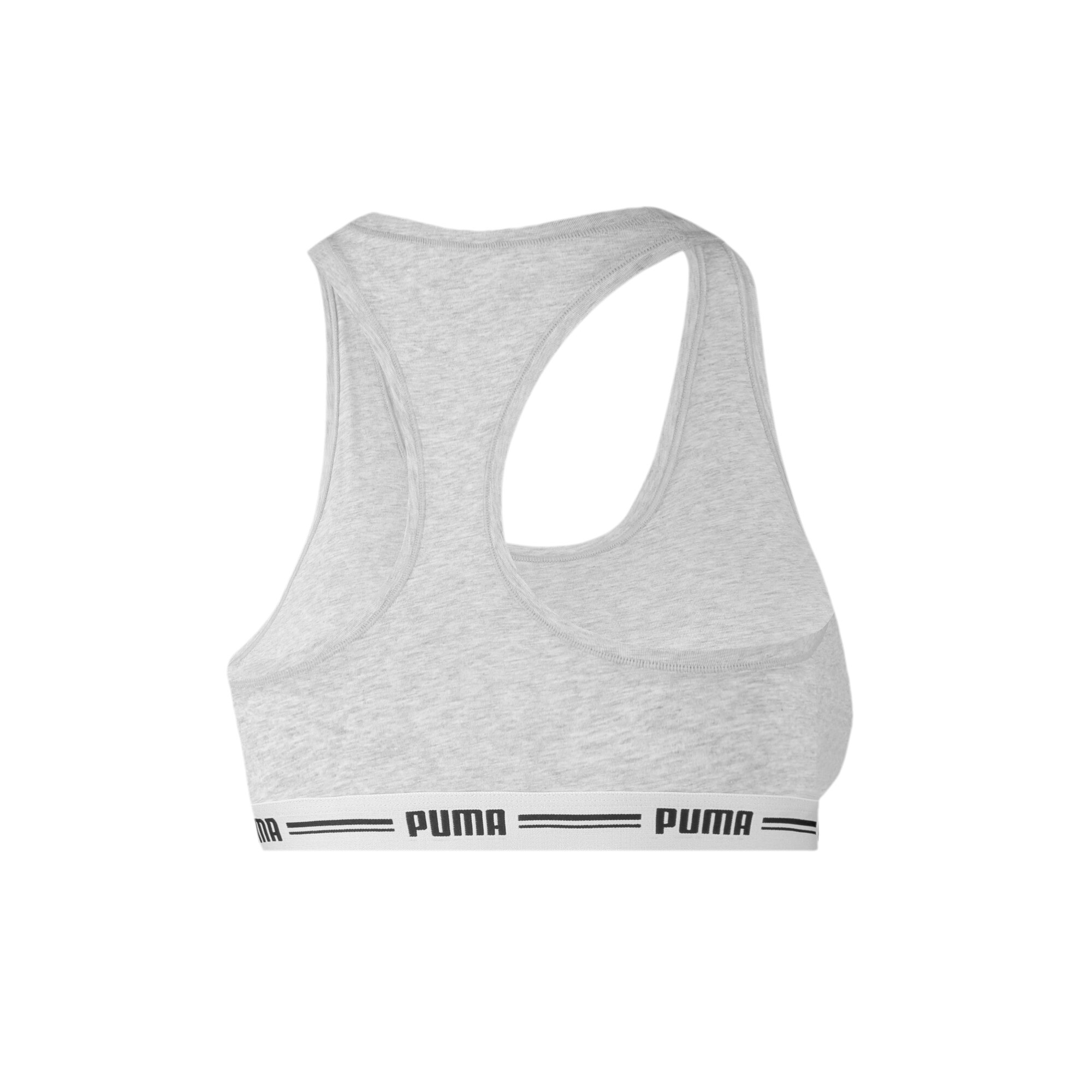 Puma women recer back top grey melange GRAU L
