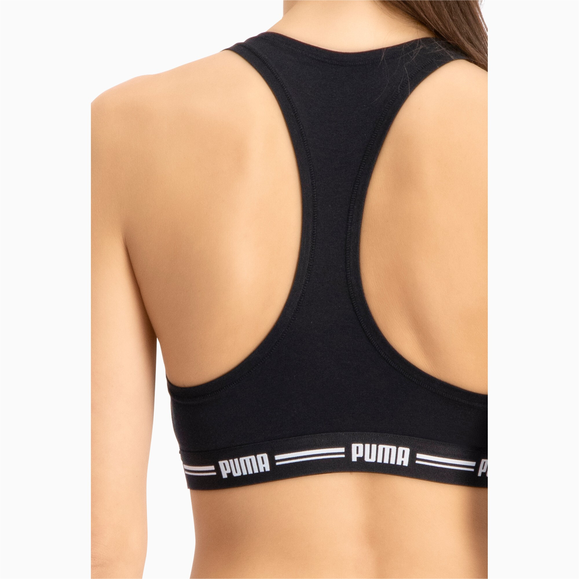 Women's Puma's Racer Back Top 1 Pack, Black, Size 2, Clothing