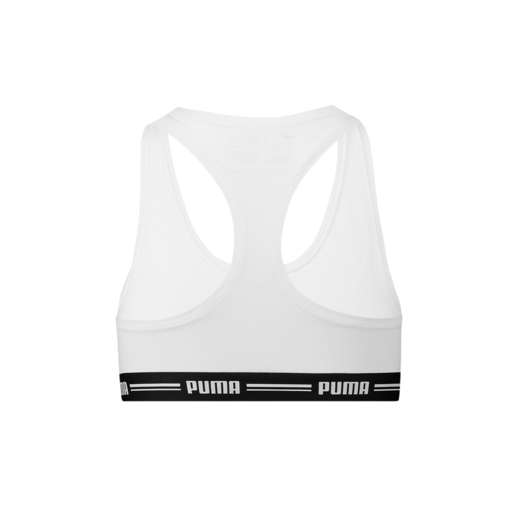 Women's PUMA Racer Back Top 1 Pack In White, Size XS, Cotton