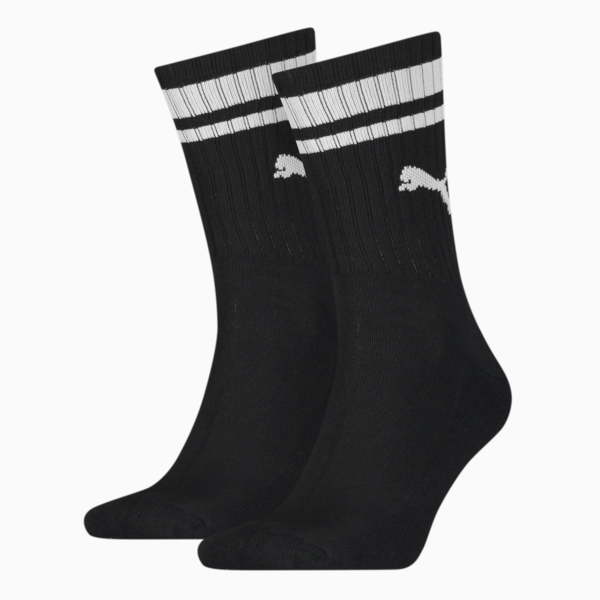 Calcetines PUMA Heritage Stripe (2 pares), black, large-MEX